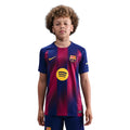 FC Barcelona 2025/26 Stadium Home Big Kids' Nike Dri-FIT Soccer Replica Jersey