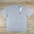 C.P. Company 30/1 Jersey Logo T-Shirt in Dove