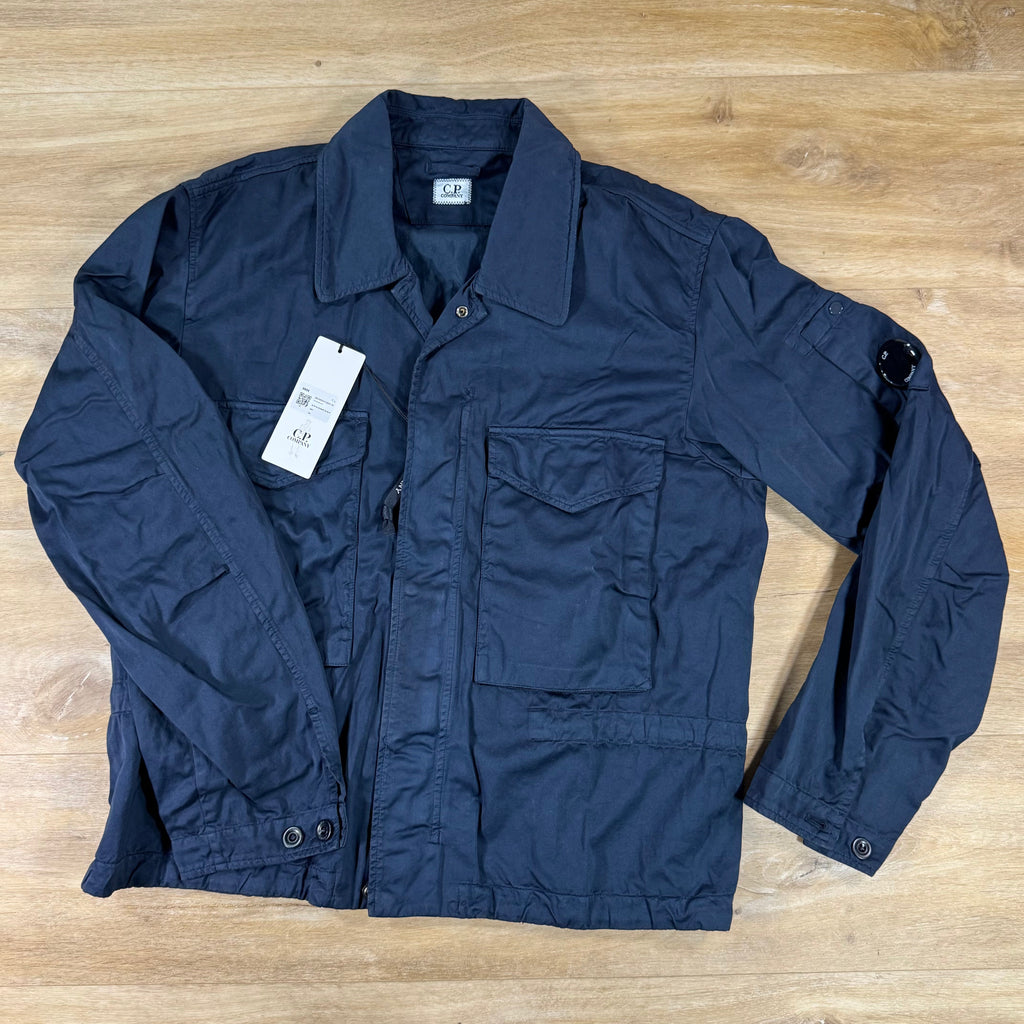 C.P. Company Raso Cinque Lens Overshirt in Midnight Navy
