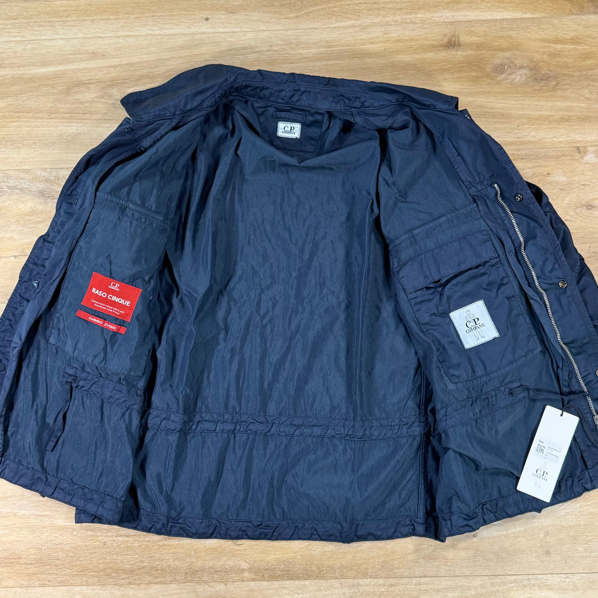 C.P. Company Raso Cinque Lens Overshirt in Midnight Navy