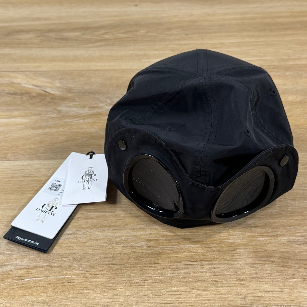 C.P. Company Chrome-R Goggle Cap in Black