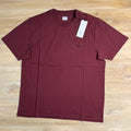 C.P. Company 30/1 Jersey Logo Patch T-Shirt in Andorra - Red