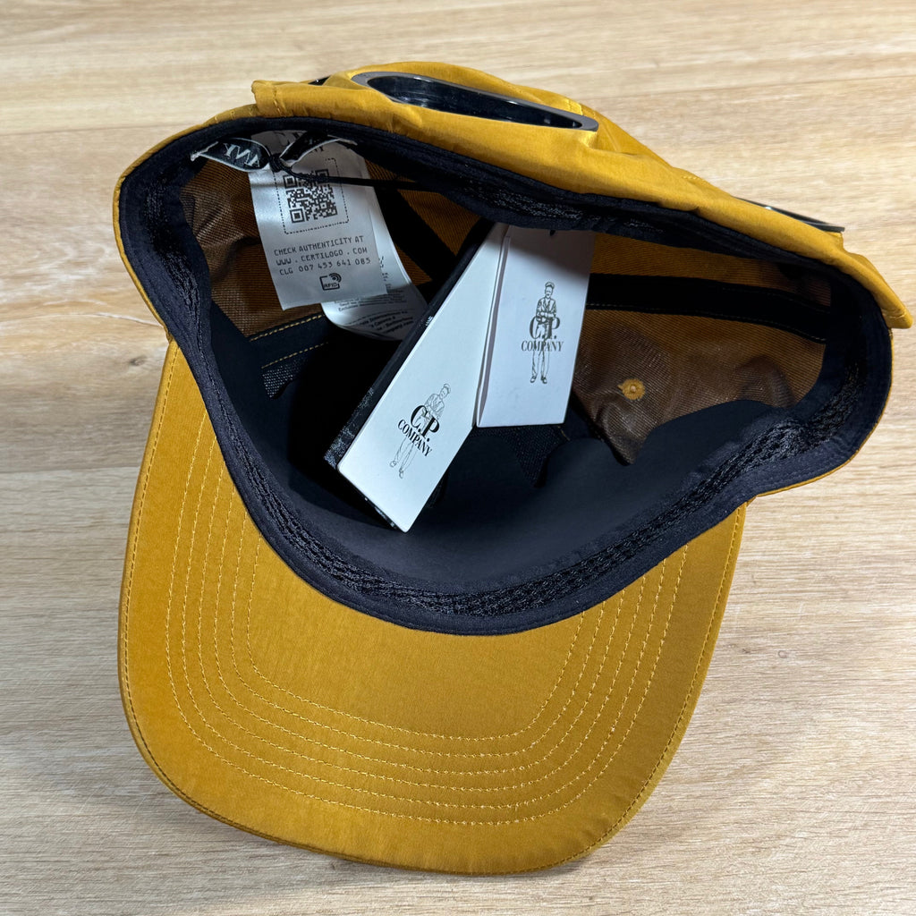 C.P. Company Chrome-R Goggle Cap in Buck Thorn Brown