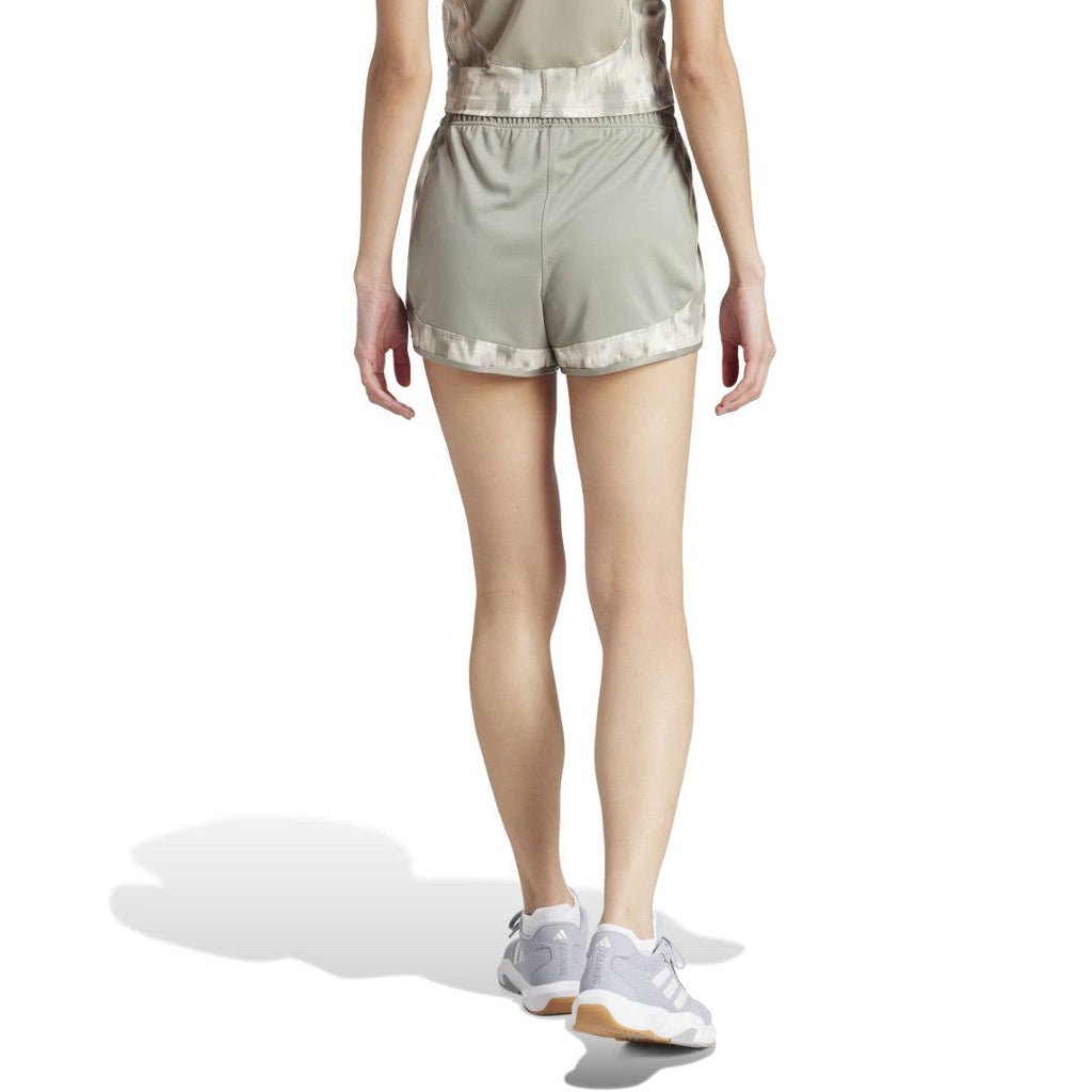 Pacer Training Essentials Allover Print Flower Tie-Dye Knit Shorts