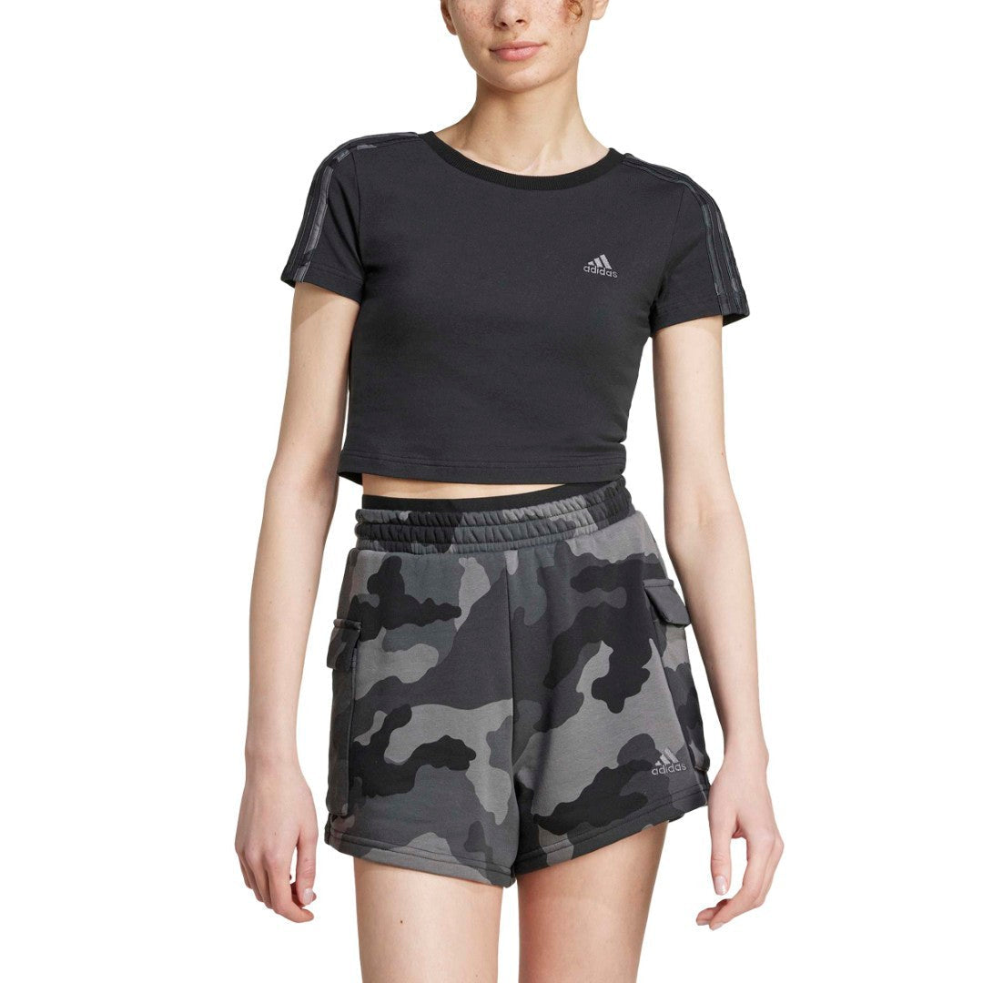 Essentials 3-Stripes Camo Print Baby T-Shirt