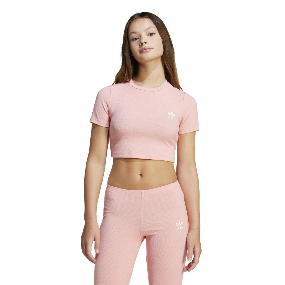 Ribbed Crop Tee Kids