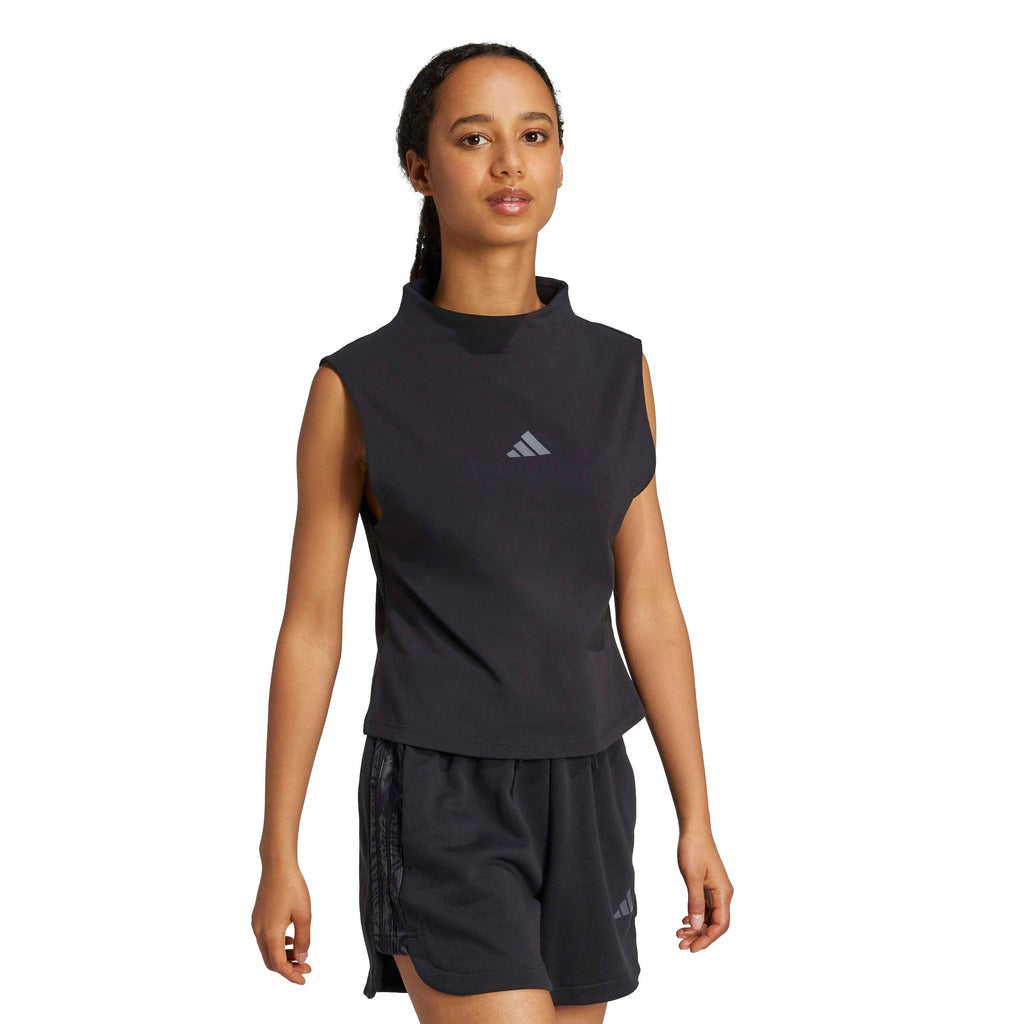 Essentials Slim High-Neck Tank Top