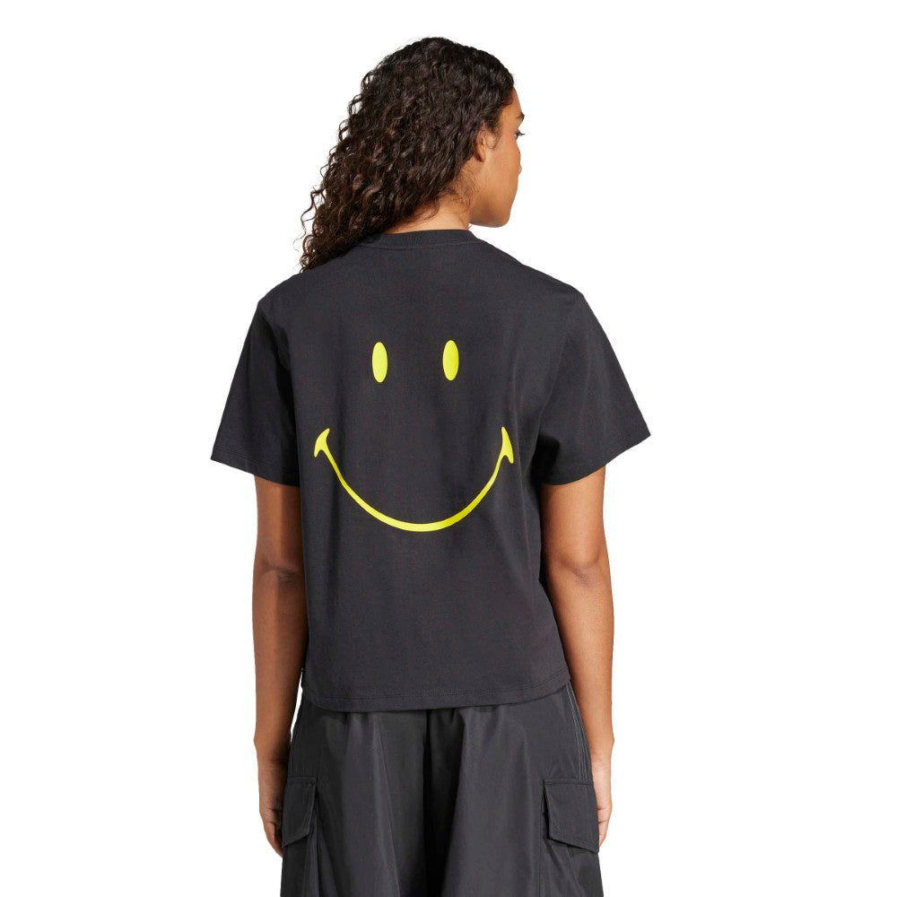 Smiley Loose 3-Stripes T-Shirt