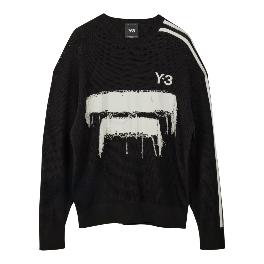 adidas Y-3 Graphic Knit Sweater Black Men JN4873