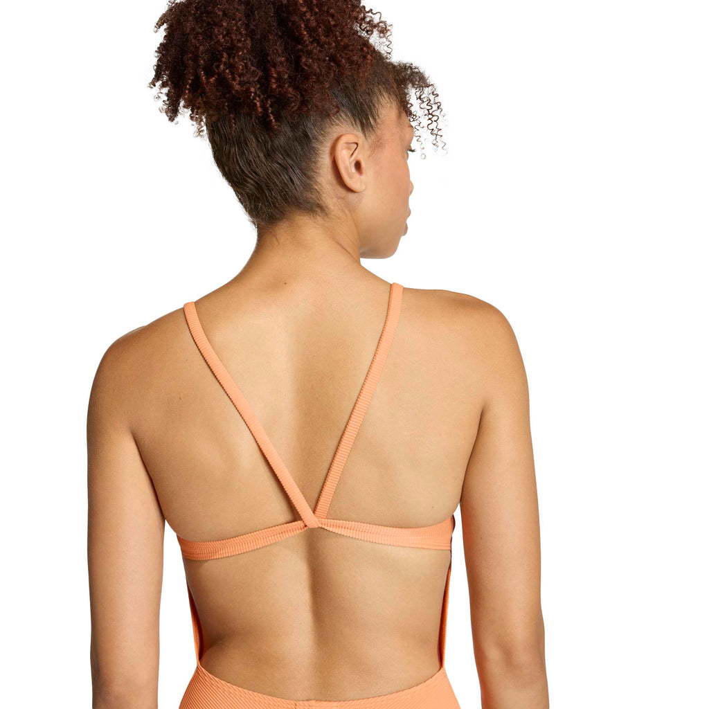 Iconisea Ribbed Padded Thin Straps Swimsuit