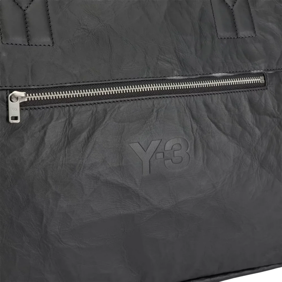 adidas Y 3 Leather Weekender Black KD0168