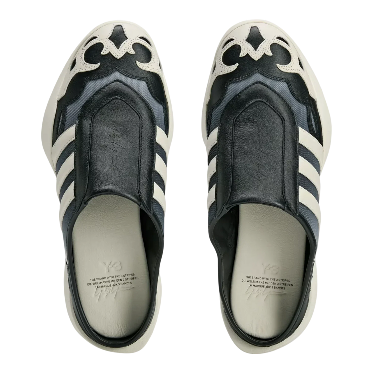 adidas Y3 Regu Mule Black/Off White/Black Men KI6981