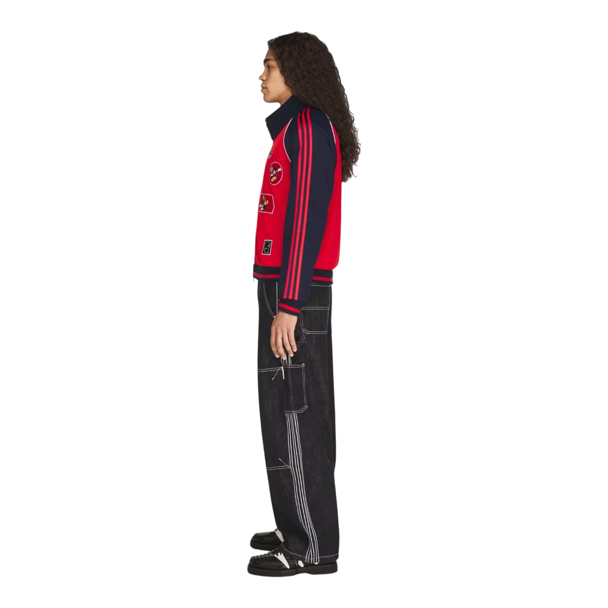 adidas x Brain Dead x Disney Track Top Better Scarlet Men KR5176