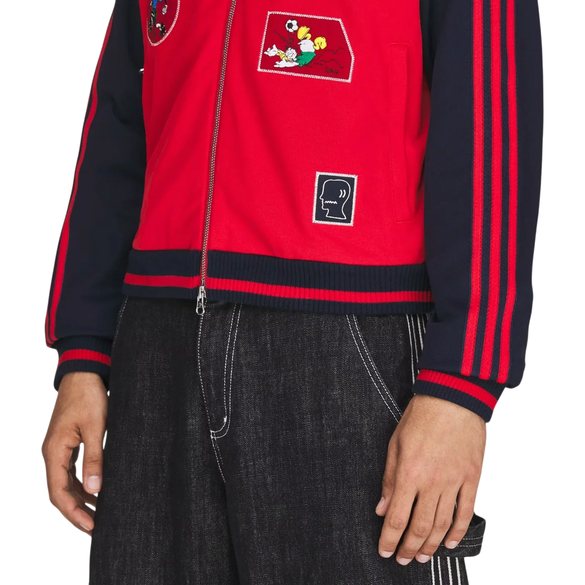 adidas x Brain Dead x Disney Track Top Better Scarlet Men KR5176