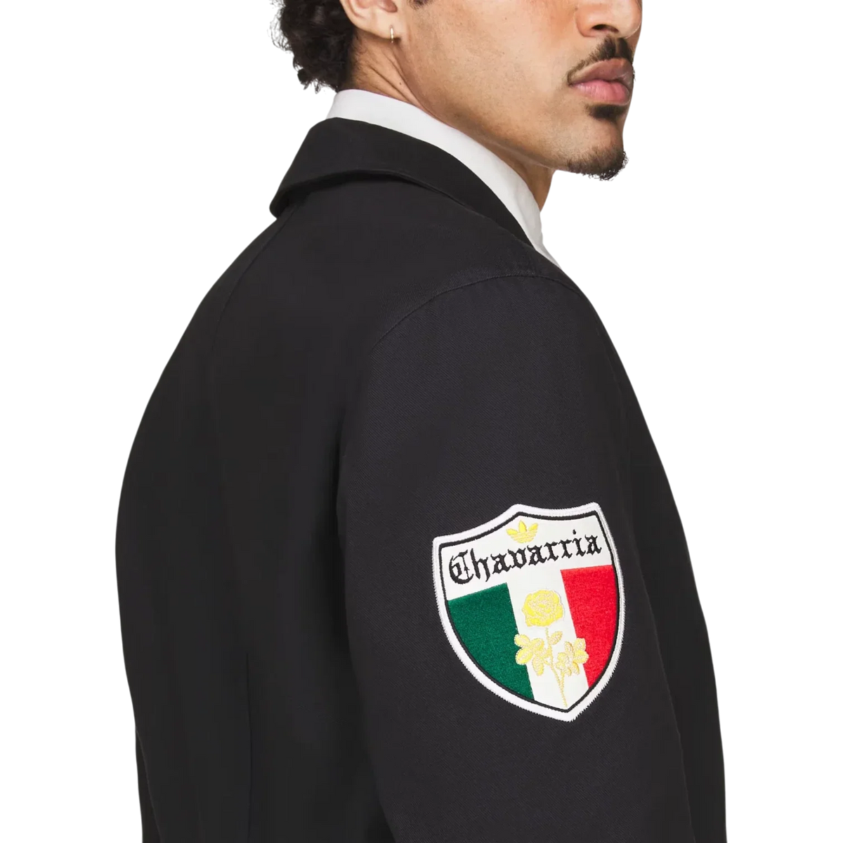 adidas x Willy Chavarria Players Twill Blazer Jacket Black Men KV1966