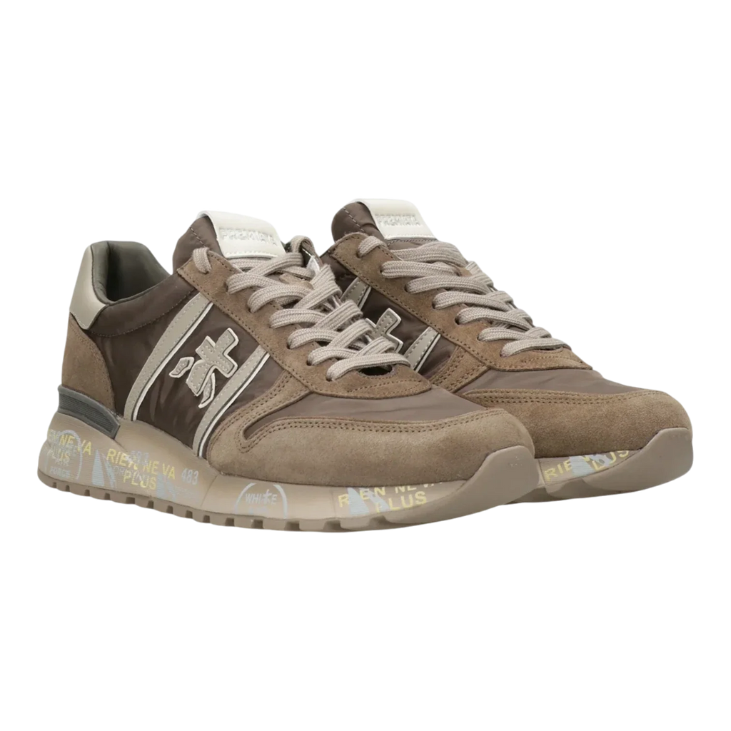 Premiata Italian Premium's Sneakers Brown Men LANDER-8410