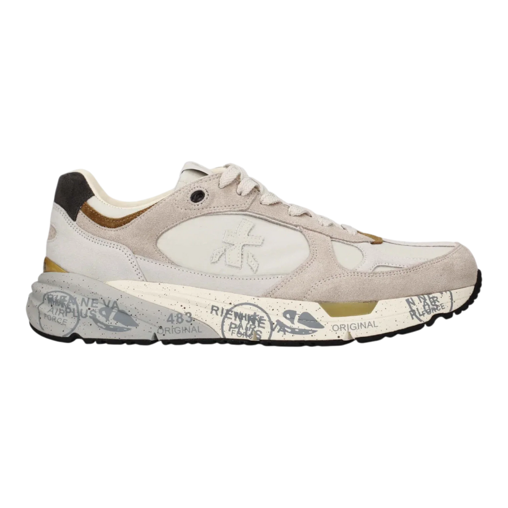 Premiata MASE25-8425 Beige Men’s Italian Premium's Sneakers