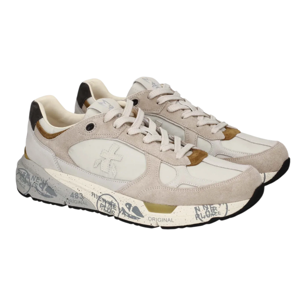 Premiata MASE25-8425 Beige Men’s Italian Premium's Sneakers