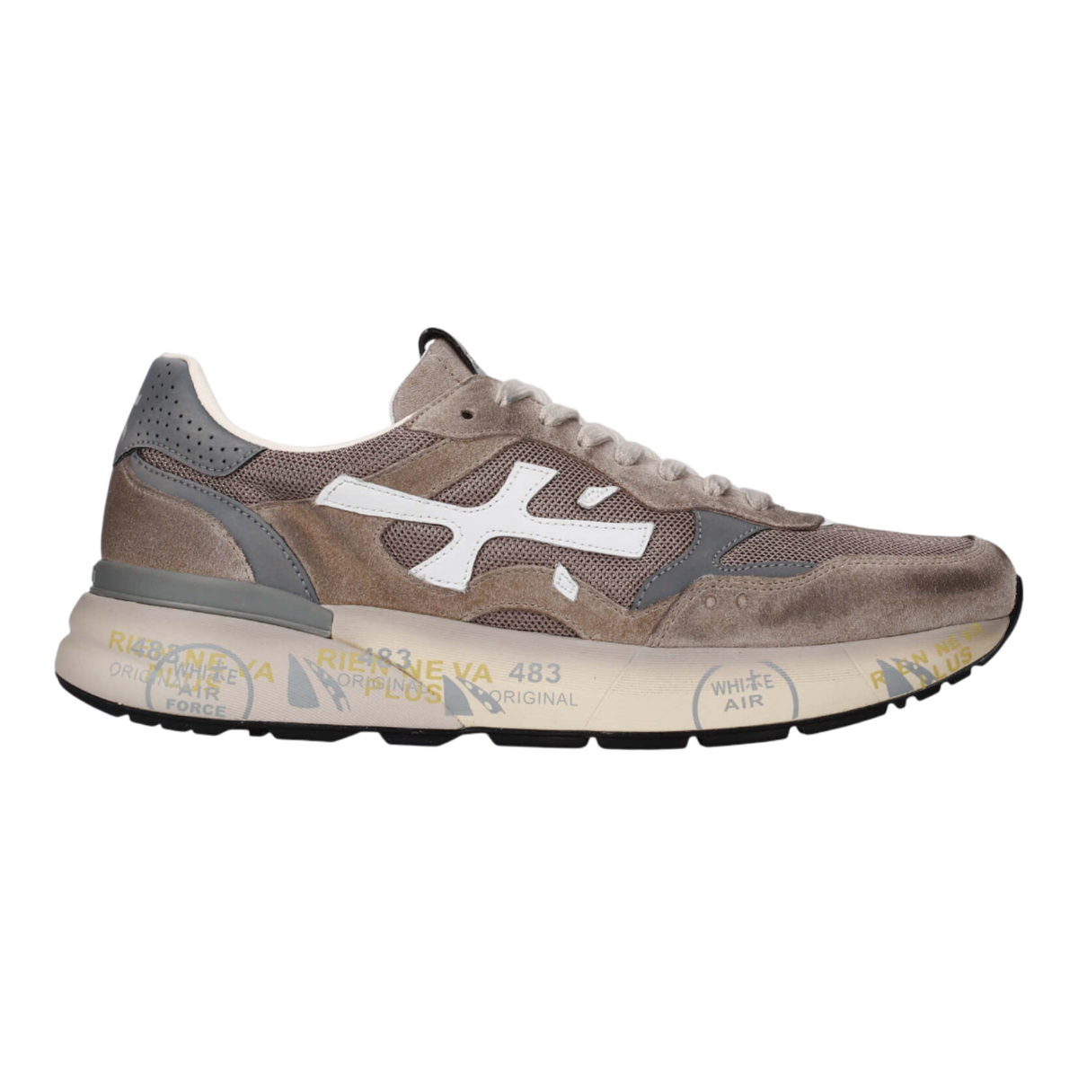 Premiata MICK0.1-8118 Taupe/Light Brown for Men