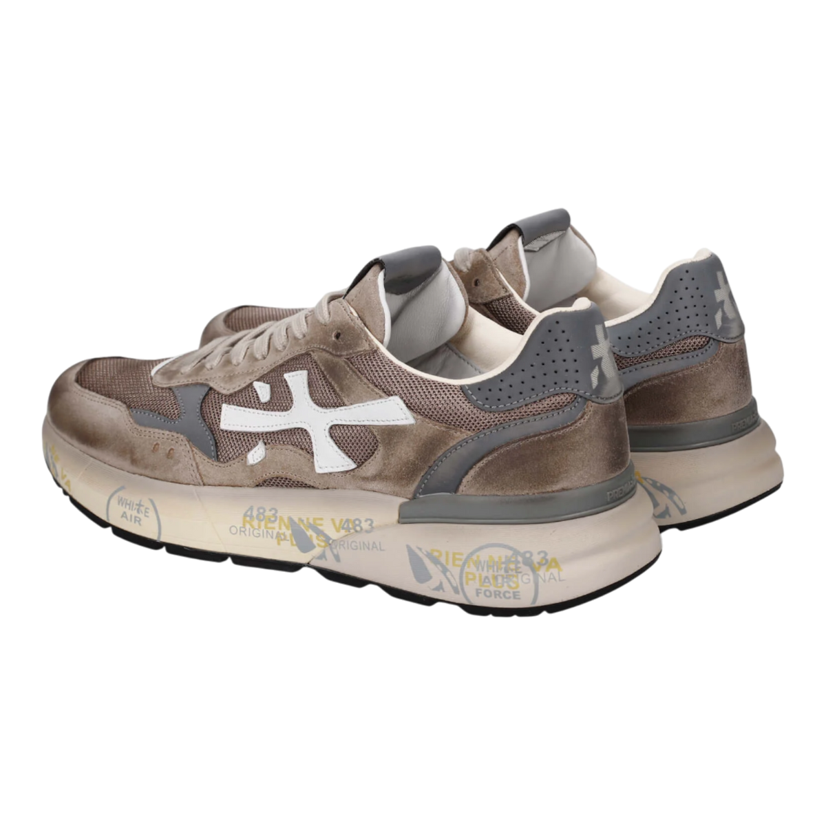 Premiata MICK0.1-8118 Taupe/Light Brown for Men