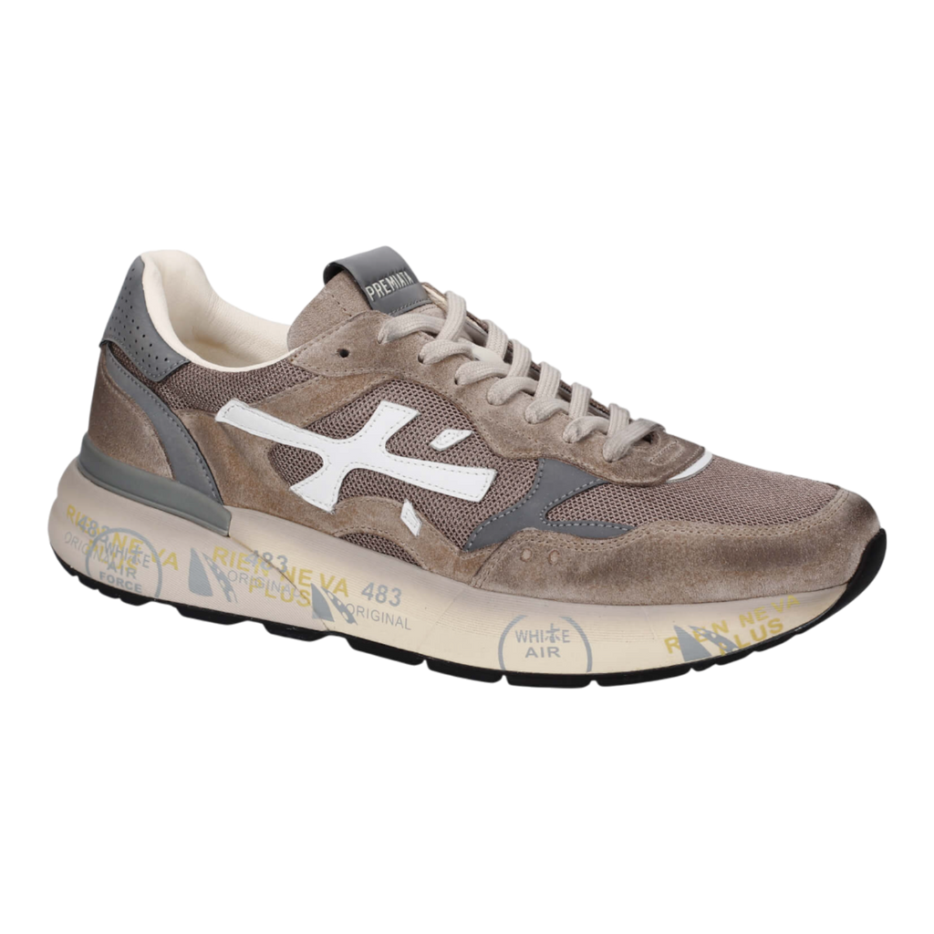 Premiata MICK0.1-8118 Taupe/Light Brown for Men