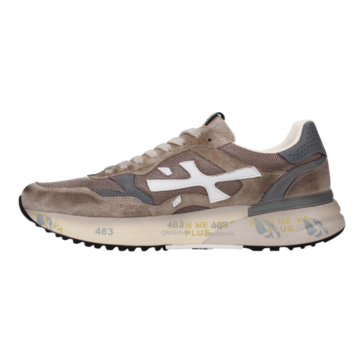 Premiata MICK0.1-8118 Taupe/Light Brown for Men