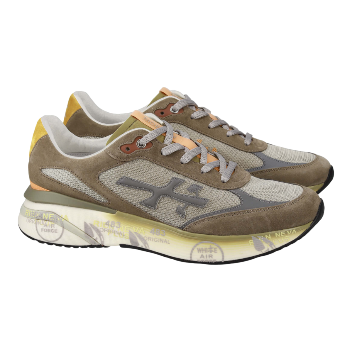 Premiata MOERUN-7871 Taupe/Light Brown for Men
