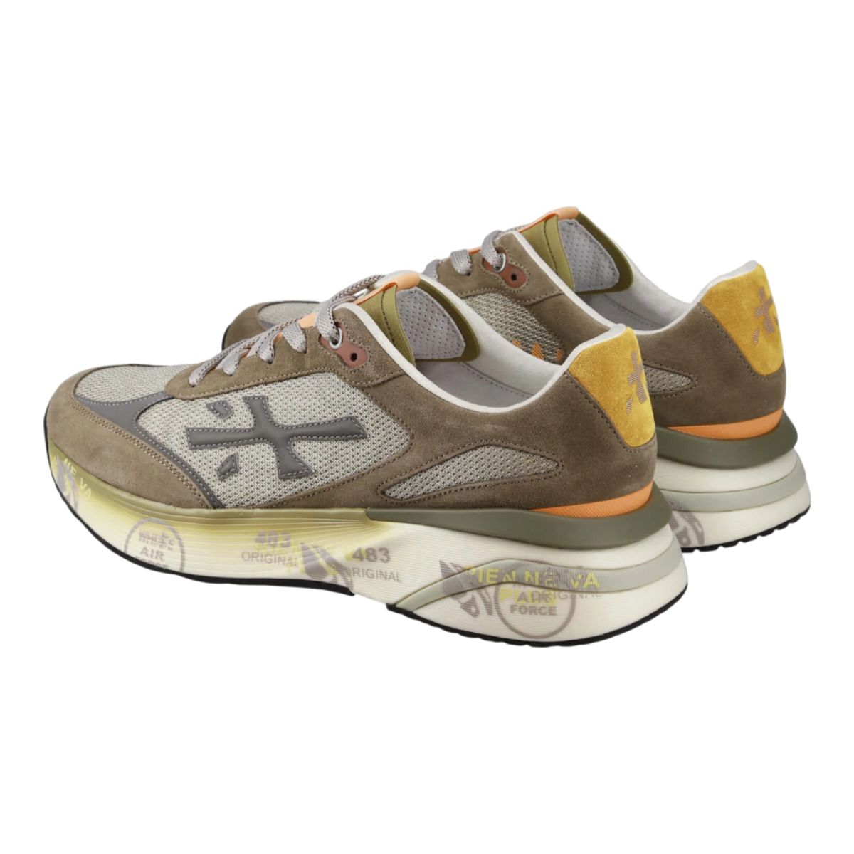 Premiata MOERUN-7871 Taupe/Light Brown for Men