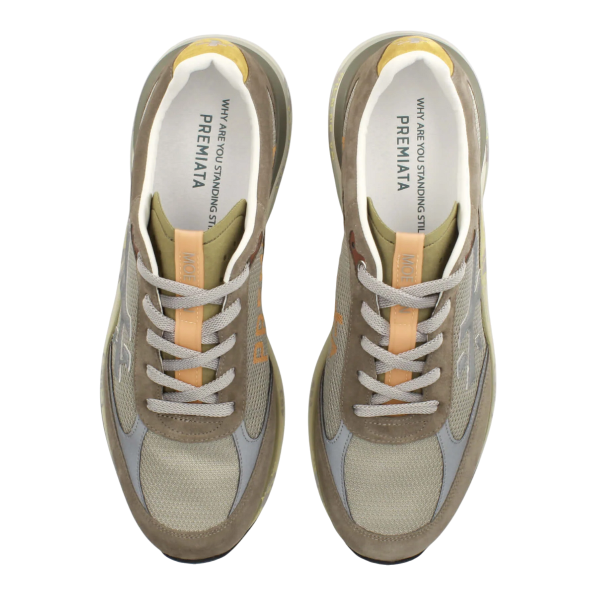 Premiata MOERUN-7871 Taupe/Light Brown for Men