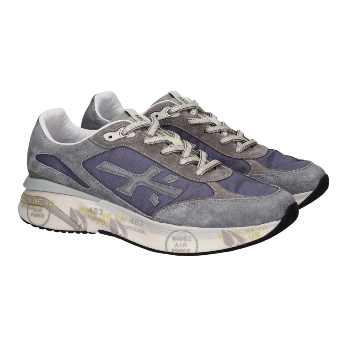 Premiata MOERUN-8077 Navy Blue/Grey Men