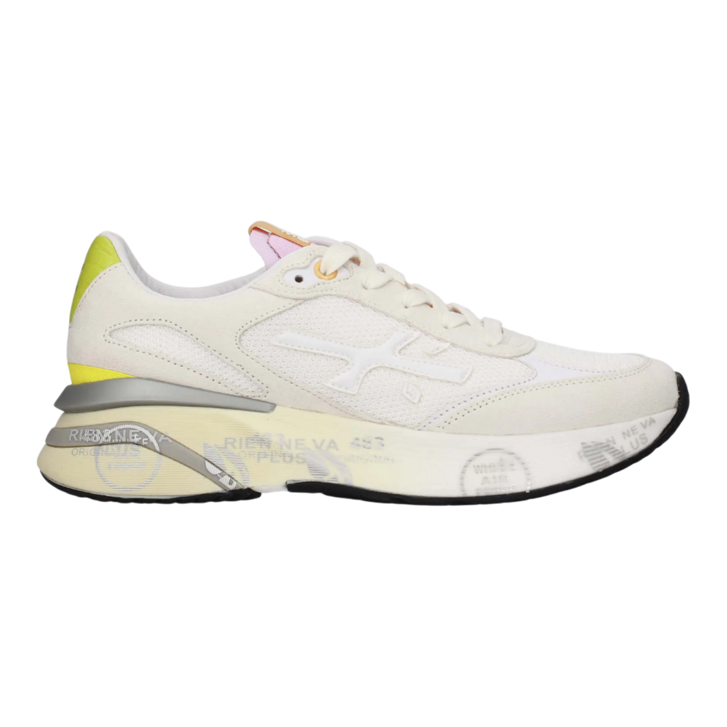 Premiata MOERUND-8303 White/Yellow Women