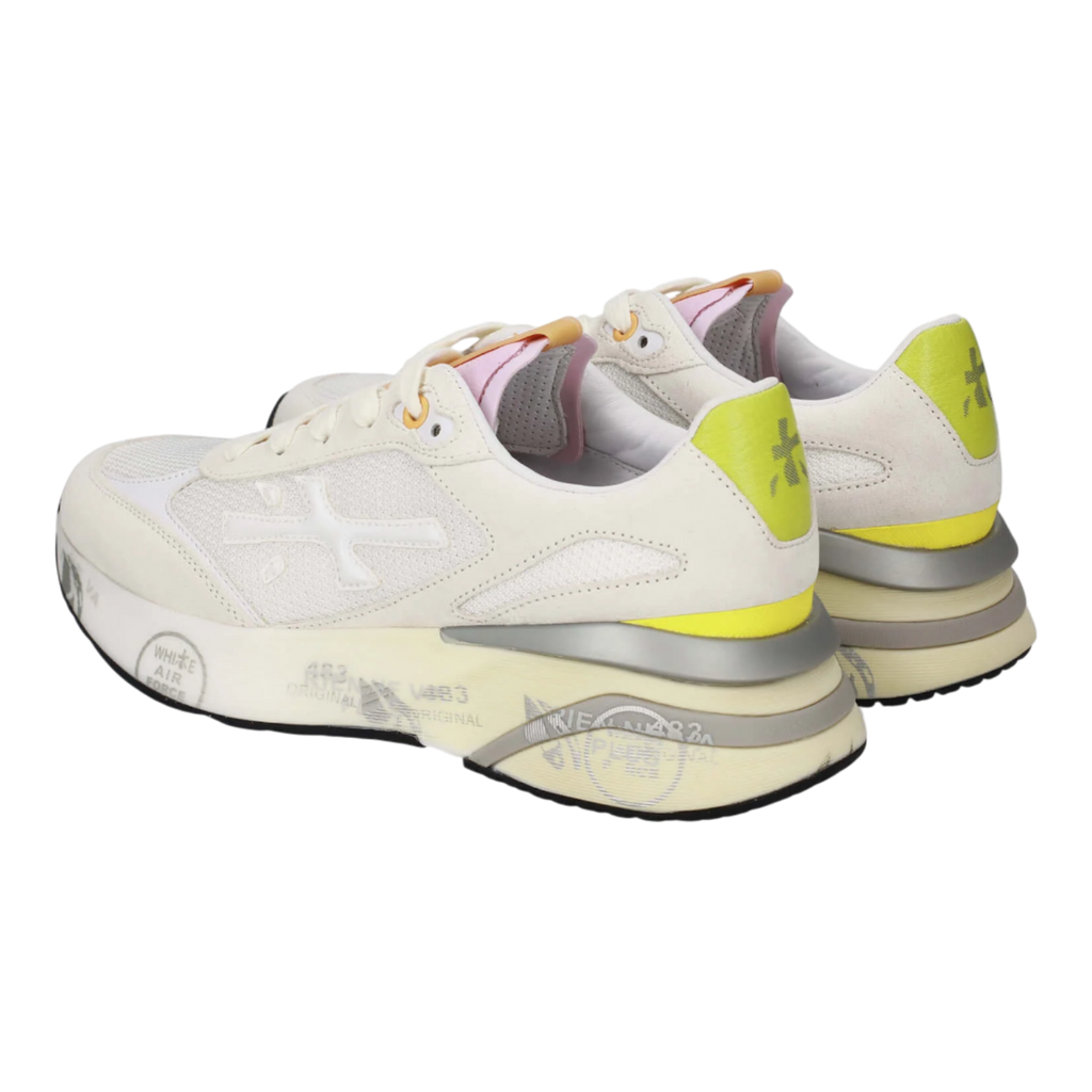 Premiata MOERUND-8303 White/Yellow Women
