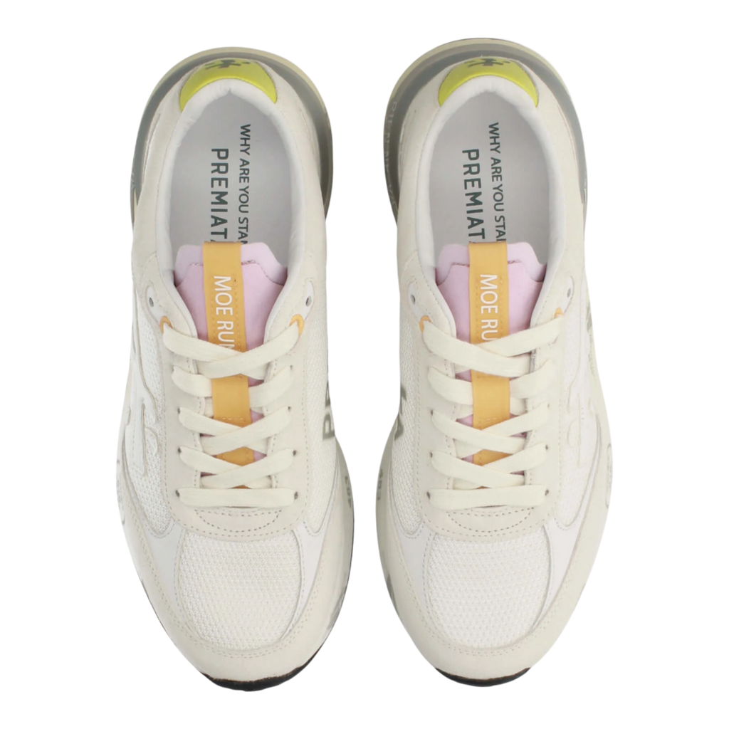 Premiata MOERUND-8303 White/Yellow Women