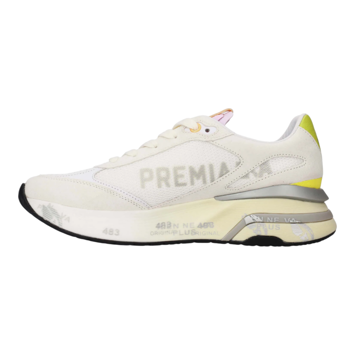 Premiata MOERUND-8303 White/Yellow Women