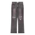 Midnight Rodeo Distressed Gray Denim Jeans Light Gray Wash Men MRB-101