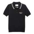 Midnight Rodeo Signature Sweater Polo Black Men MRT-105