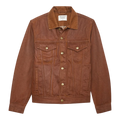 Midnight Rodeo Coated Trucker Coated Brown Men MRT-45