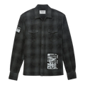Midnoght Rodeo Distressed Flannel Shirt Men MRT-46