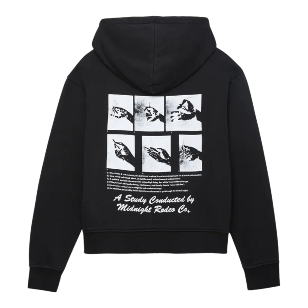 Midnight Rodeo Cigarette Psychology Hoodie Black Men MRT-54