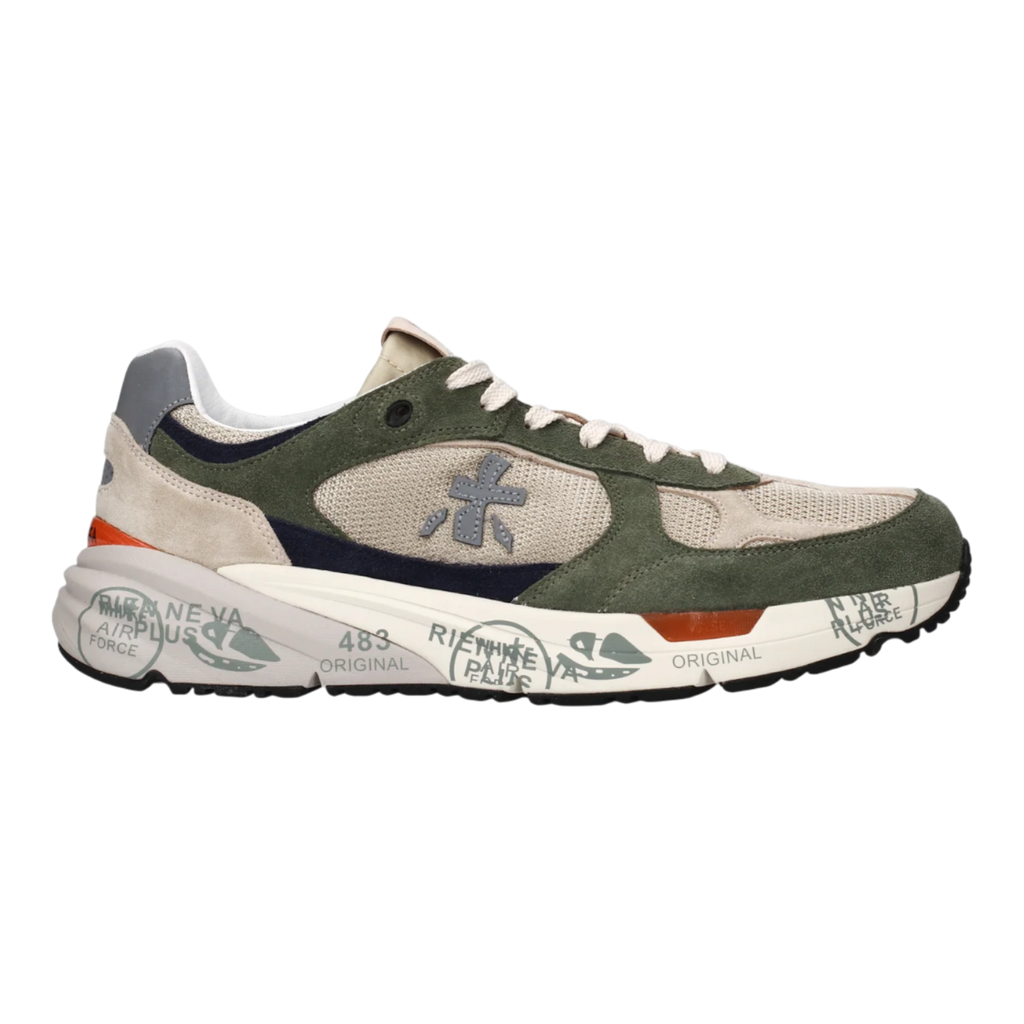 Premiata Mase25-8015 Olive Green for Men
