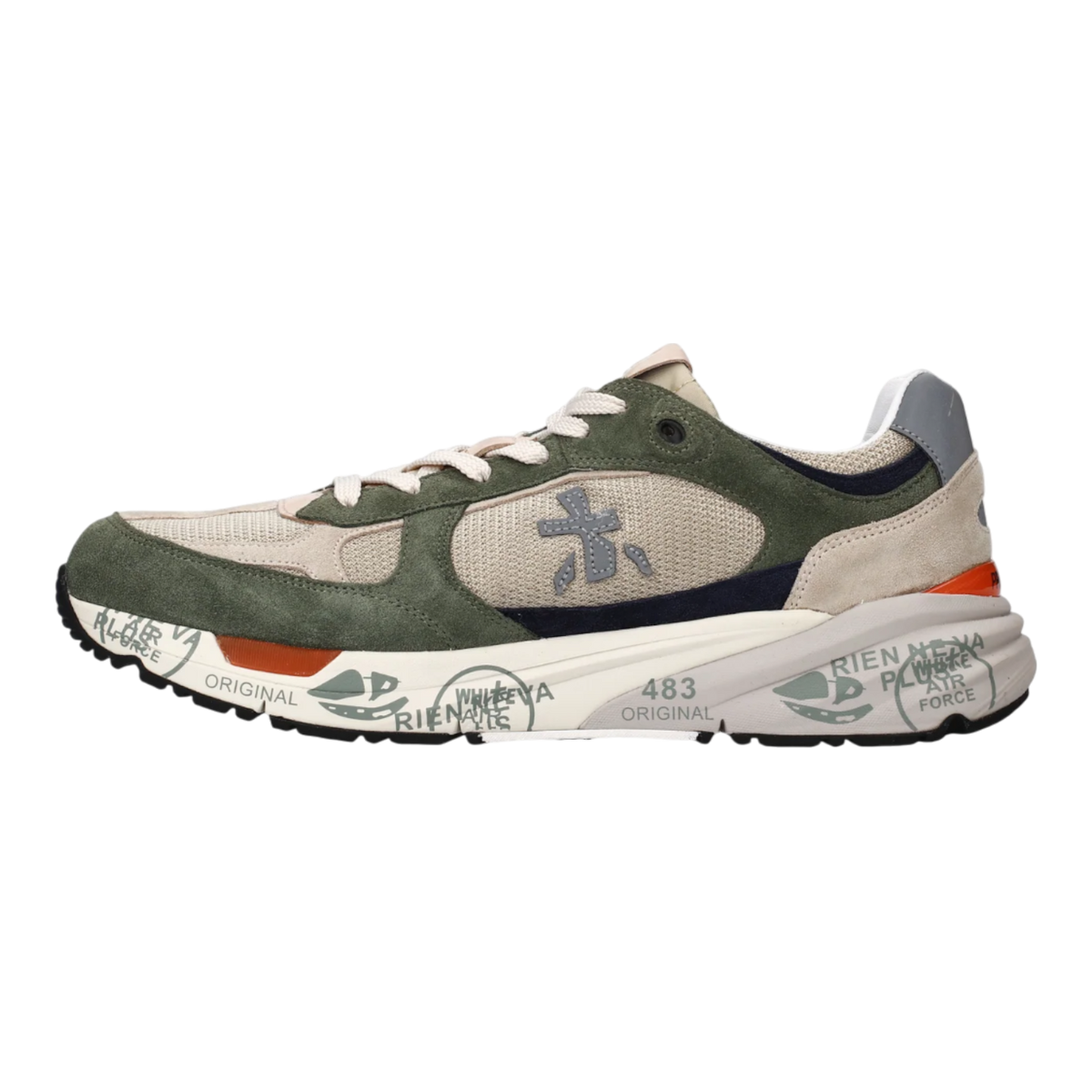 Premiata Mase25-8015 Olive Green for Men