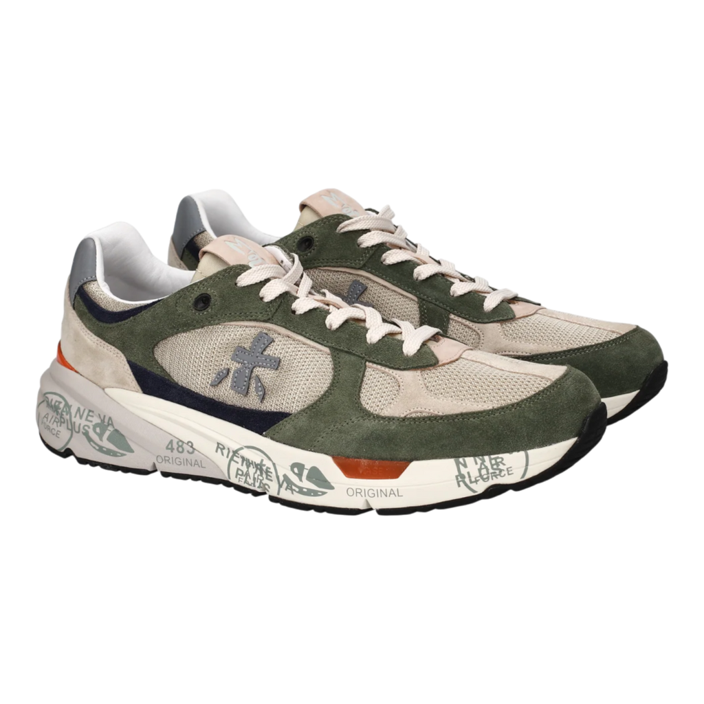 Premiata Mase25-8015 Olive Green for Men