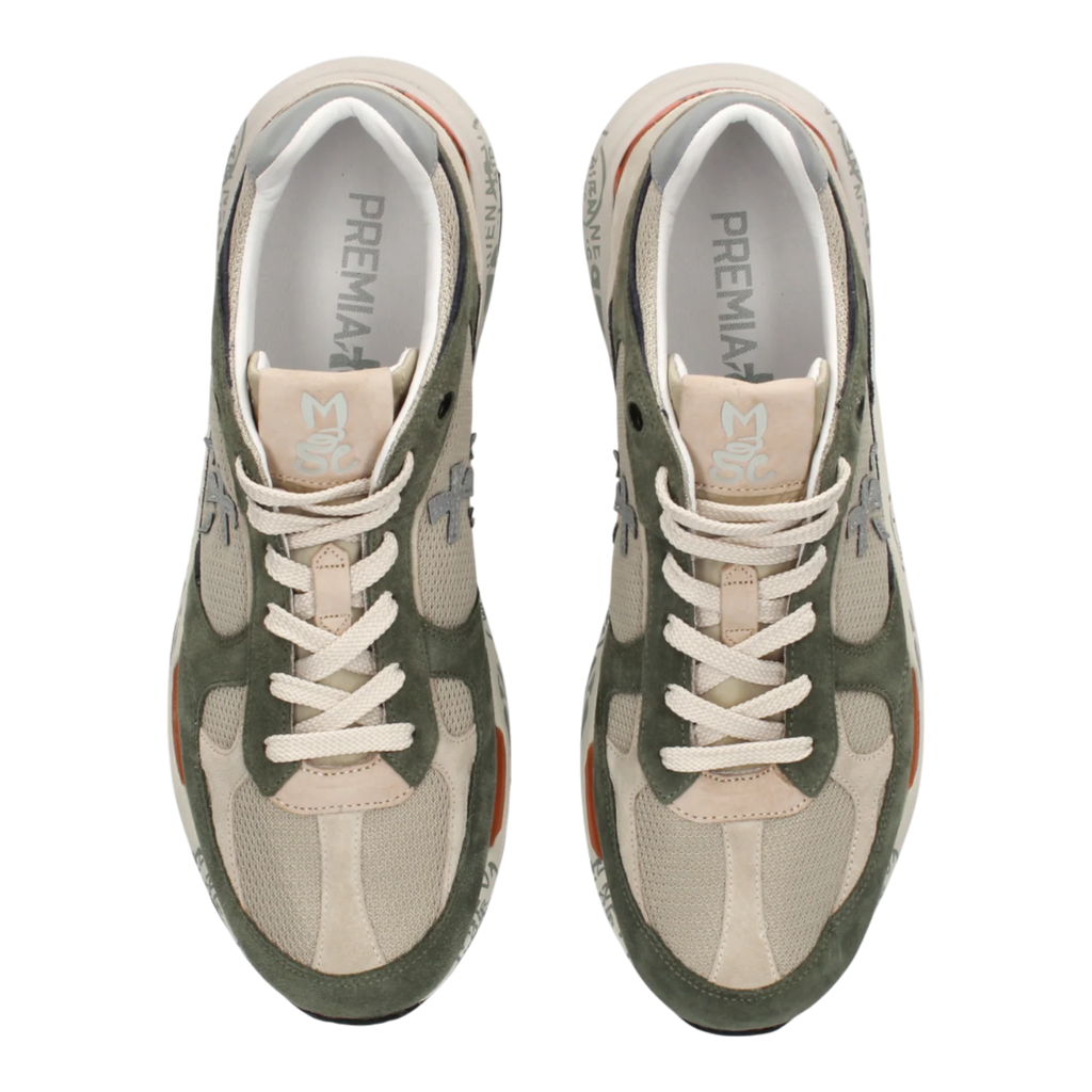 Premiata Mase25-8015 Olive Green for Men