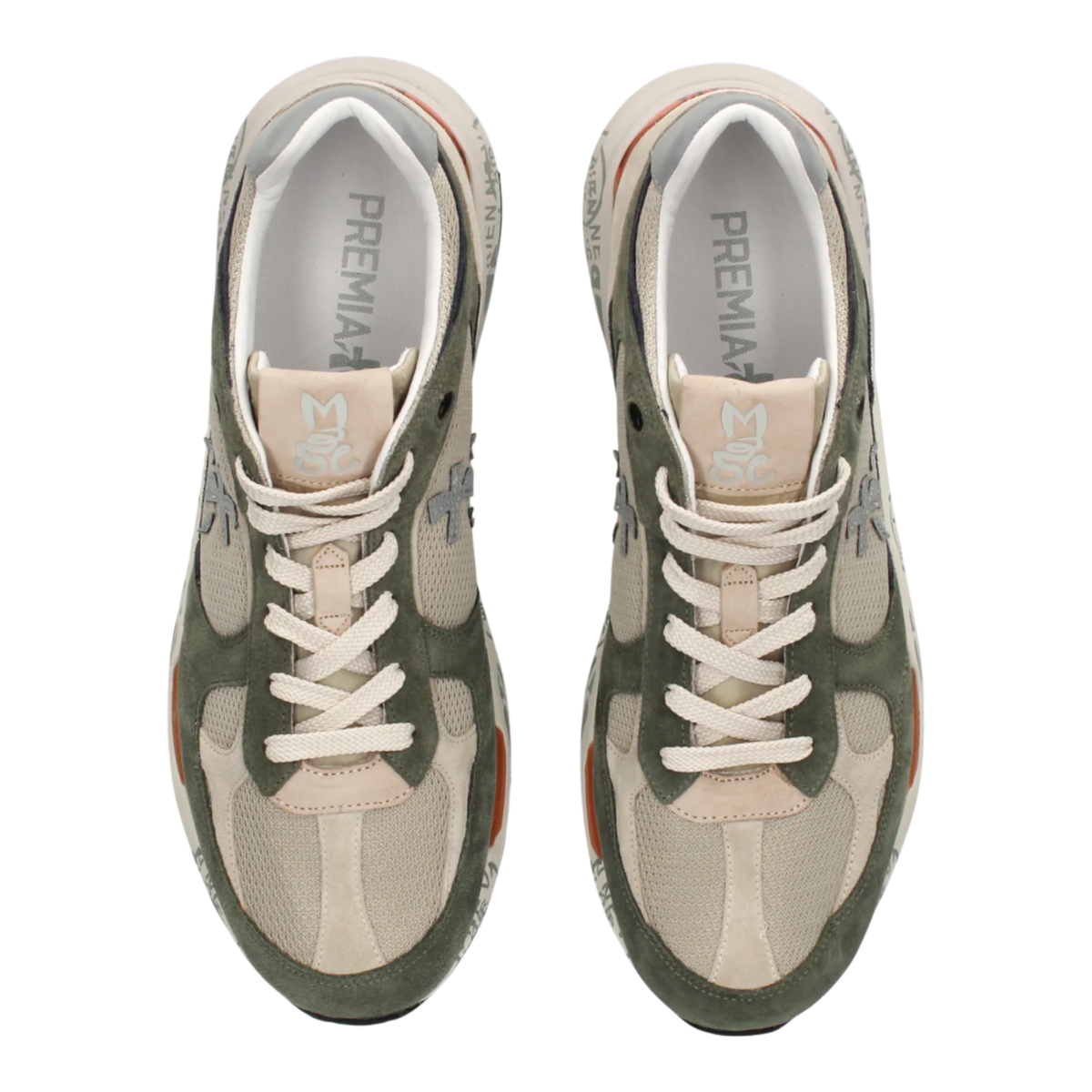 Premiata Mase25-8015 Olive Green for Men