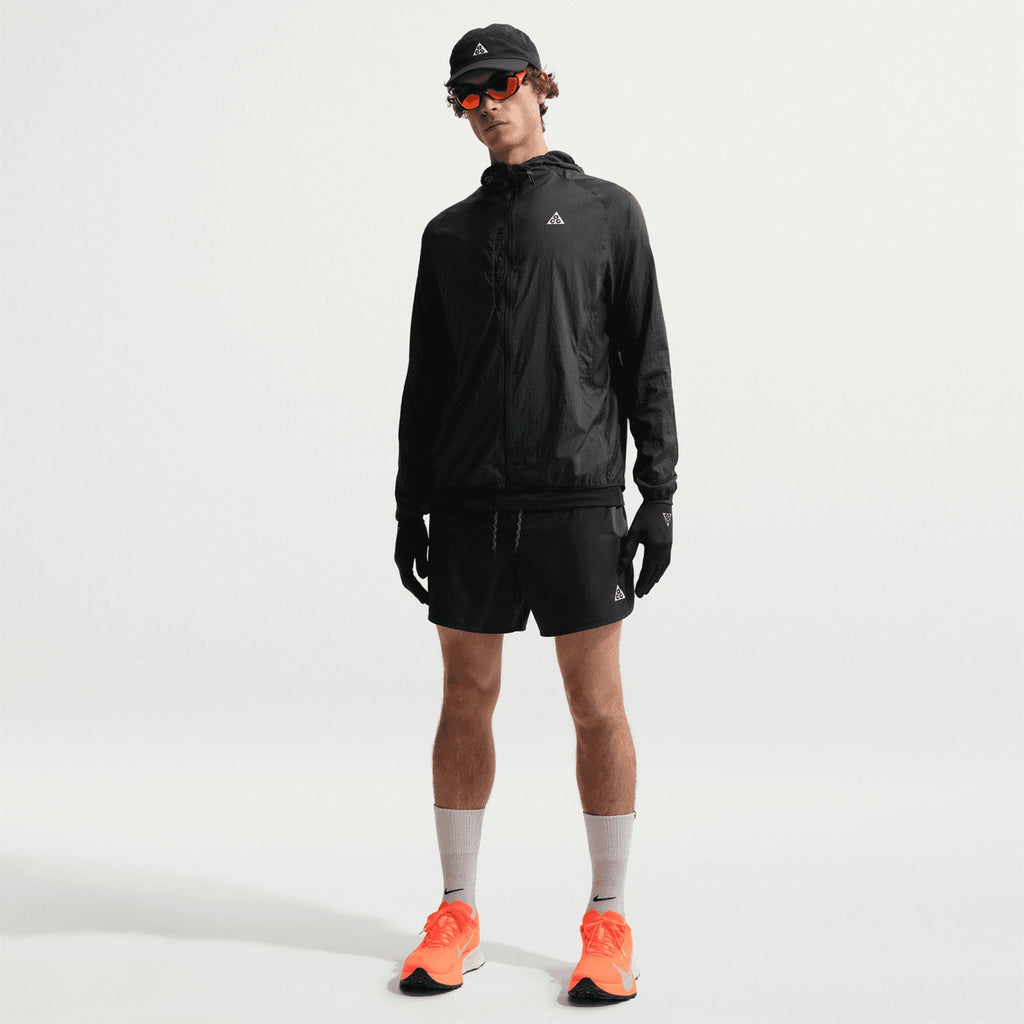 Men's ACG Second Sunrise Dri-FIT 5 Inch Running Shorts Black / Anthracite / Summit White