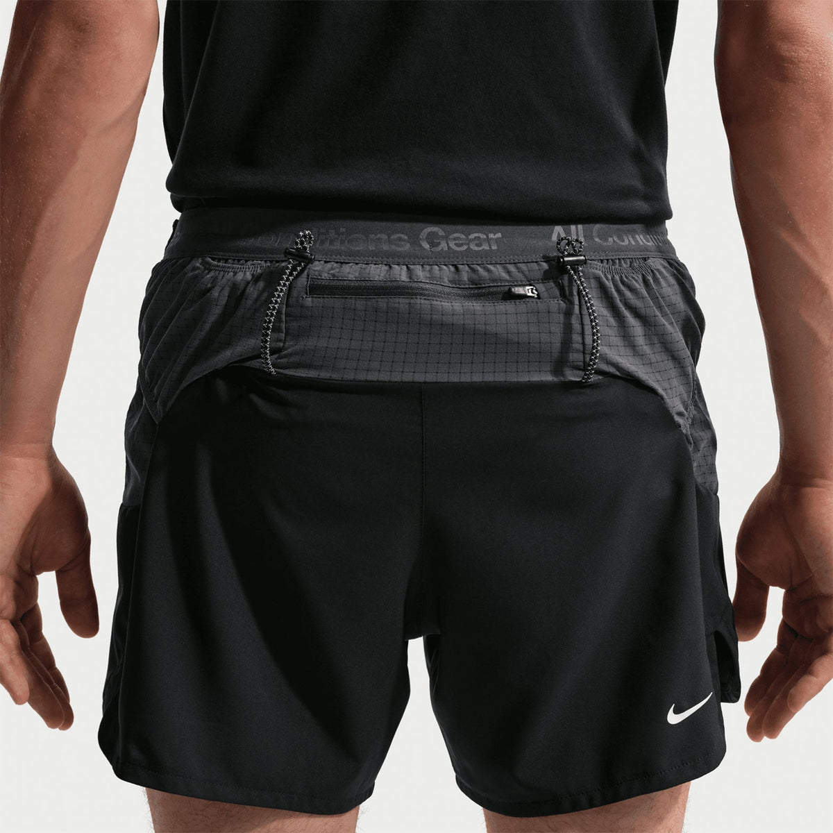 Men's ACG Second Sunrise Dri-FIT 5 Inch Running Shorts Black / Anthracite / Summit White