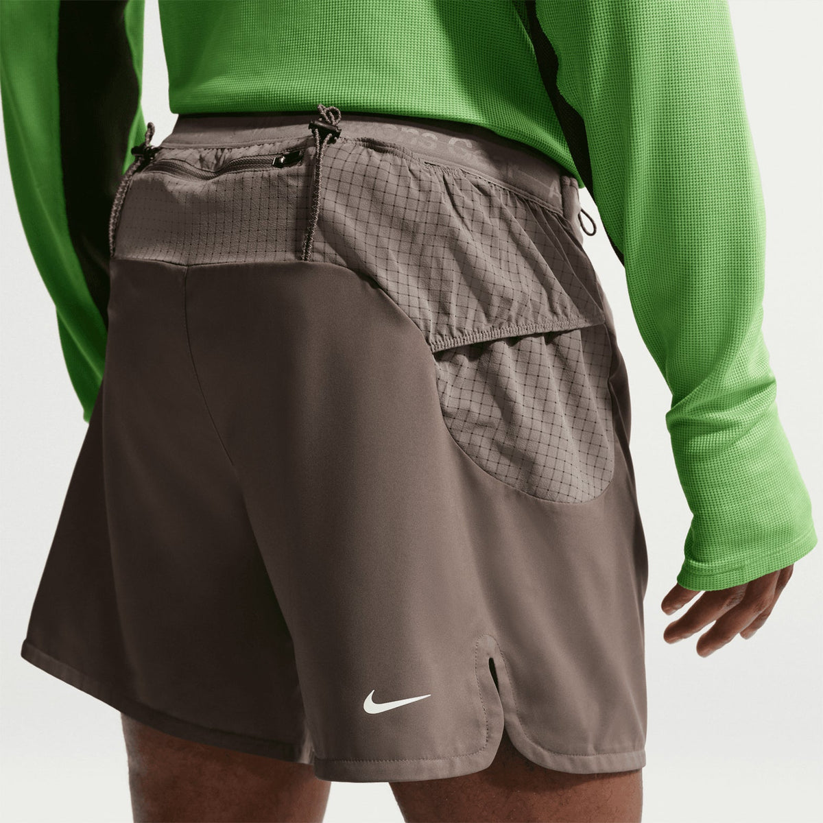 Men's ACG Second Sunrise Dri-FIT 5 Inch Running Shorts Ironstone / Cave Stone / Summit White