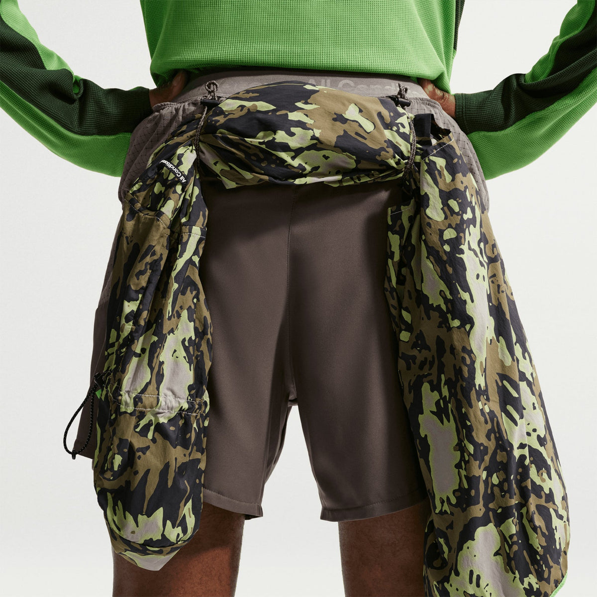 Men's ACG Second Sunrise Dri-FIT 5 Inch Running Shorts Ironstone / Cave Stone / Summit White