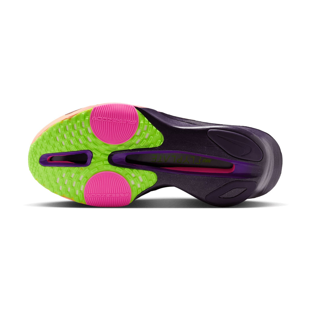 Men's Alphafly 3 GLAM Running Shoes Orange Pulse / Purple Dynasty / Electric Green / Black