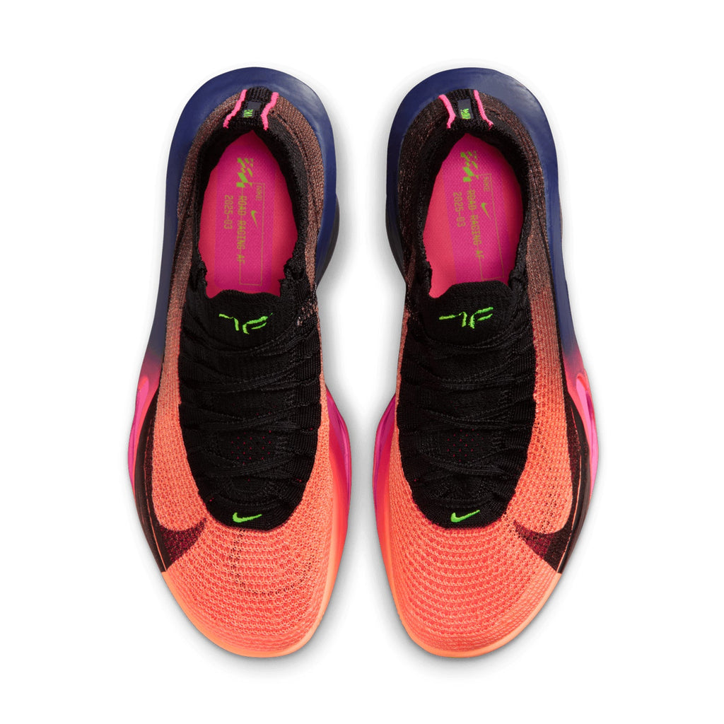 Men's Alphafly 3 GLAM Running Shoes Orange Pulse / Purple Dynasty / Electric Green / Black